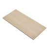 Light beige wooden board with a smooth, natural grain pattern, ideal for various DIY projects or shelving.