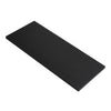 Smooth black rectangle with a sleek, modern finish, ideal for versatile home decor applications.