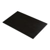 Black rectangular tabletop with a smooth, textured finish, perfect for modern home or office decor.