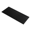 Sleek black rectangular panel with a smooth, matte finish, perfect for modern interiors or furniture design.