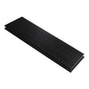 Solid black shelf with a smooth finish, ideal for modern decor styles. Versatile design blends seamlessly with any space.